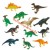 Dinosaurier Mini-Figuren, 8 Stück Give-aways, Mitgebsel zum Kindergeburtstag
