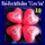 Herzluftballons, Mini-Herzballons I Love You, 10 Stück, Rot