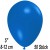 Luftballons Mini, Blau, 50 Stück, 8-12 cm 