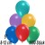 Luftballons Mini, Bunt gemischt, 1000 Stück, 8-12 cm 