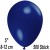 Luftballons Mini, Dunkelblau, 500 Stück, 8-12 cm 