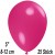 Luftballons Mini, Fuchsia, 25 Stück, 8-12 cm 