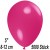 Luftballons Mini, Fuchsia, 5000 Stück, 8-12 cm 