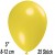 Luftballons Mini, Gelb, 25 Stück, 8-12 cm 
