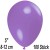 Luftballons Mini, Lavendel, 100 Stück, 8-12 cm 