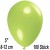Luftballons Mini, Limonengrün, 100 Stück, 8-12 cm 