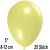 Luftballons Mini, Pastellgelb, 25 Stück, 8-12 cm 