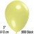 Luftballons Mini, Pastellgelb, 5000 Stück, 8-12 cm 