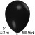 Luftballons Mini, Schwarz, 5000 Stück, 8-12 cm 