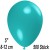 Luftballons Mini, Türkis, 500 Stück, 8-12 cm 