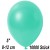 Luftballons Mini, Metallicfarben, Aquamarin, 10000 Stück