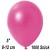 Luftballons Mini, Metallicfarben, Fuchsia, 1000 Stück