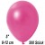 Luftballons Mini, Metallicfarben, Fuchsia, 500 Stück
