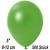 Luftballons Mini, Metallicfarben, Hellgrün, 500 Stück
