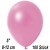 Luftballons Mini, Metallicfarben, Rosa, 100 Stück