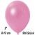 Luftballons Mini, Metallicfarben, Rosa, 500 Stück
