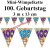Mini-Wimpelkette Zahl 100, Dekoration zum 100. Geburtstag