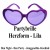 Lila Partybrille - Herzen, Hen Party, Junggesellinnenabschied