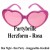 Rosa Partybrille - Herzen, Hen Party, Junggesellinnenabschied