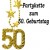 Partykette zum 50. Geburtstag, gold