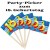 Party Picker Zahl 18, Dekoration zum 18. Geburtstag 