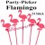 Party-Picker Flamingo, 24 Stück, Flamingo Party-Tischdekoration