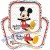 Mickey Awesome Mouse Partyteller, Micky Maus Partydekoration zum Kindergeburtstag, 4 Stück