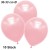 Metallic Luftballons, Latex, 30-33 cm Ø, Babypink, 10 Stück