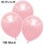 Metallic Luftballons, Latex, 30-33 cm Ø, Babypink, 100 Stück