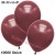 Metallic Luftballons, Latex, 30-33 cm Ø, Burgund-Maroon, 10.000 Stück