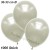 Metallic Luftballons, Latex, 30-33 cm Ø, Elfenbein, 1.000 Stück