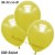 Metallic Luftballons, Latex, 30-33 cm Ø, Gelb, 500 Stück
