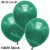 Metallic Luftballons, Latex, 30-33 cm Ø, Malachitgrün, 10.000 Stück