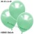 Metallic Luftballons, Latex, 30-33 cm Ø, Mintgrün, 10.000 Stück