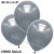 Metallic Luftballons, Latex, 30-33 cm Ø, Silber, 10.000 Stück