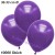 Metallic Luftballons, Latex, 30-33 cm Ø, Violett, 10.000 Stück