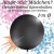 Gender Reveal Riesen Konfetti-Ballon, Latex 100 cm Ø, 1 Stück, schwarz, gefüllt mit Konfetti in Rosa oder Hellblau