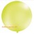 Riesenballon, großer Rund-Luftballon aus Latex, 100 cm Ø, Apfelgrün-Metallic