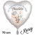 Riesiger Folien-Luftballon zur Taufe mit Namen-5. Inklusive Helium