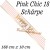 Schärpe Pink Chic 18 zum 18. Geburtstag