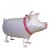 Schweinchen, Airwalker Luftballon aus Folie mit Helium