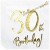 Geburtstagsservietten zum 30. Geburtstag, 30th Birthday Gold