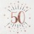 Servietten zum 50. Geburtstag, Rosegold Sparkling 50, 10 Stück