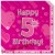 Kindergeburtstag-Servietten, Happy 5th Birthday Pink, zum 5. Geburtstag, Mädchen