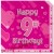Kindergeburtstag-Servietten, Happy 9th Birthday Pink, zum 9. Geburtstag, Mädchen
