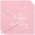 Geburtstagsservietten Happy Birthday, rosa