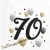 Geburtstagsservietten zum 70. Geburtstag, Milestone 70