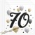 Geburtstagsservietten zum 70. Geburtstag, Milestone 70