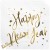Silvester Servietten, Happy New Year Golden Sparkle White, 20 Stück