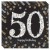 Geburtstagsservietten zum 50. Geburtstag, Sparkling Celebration